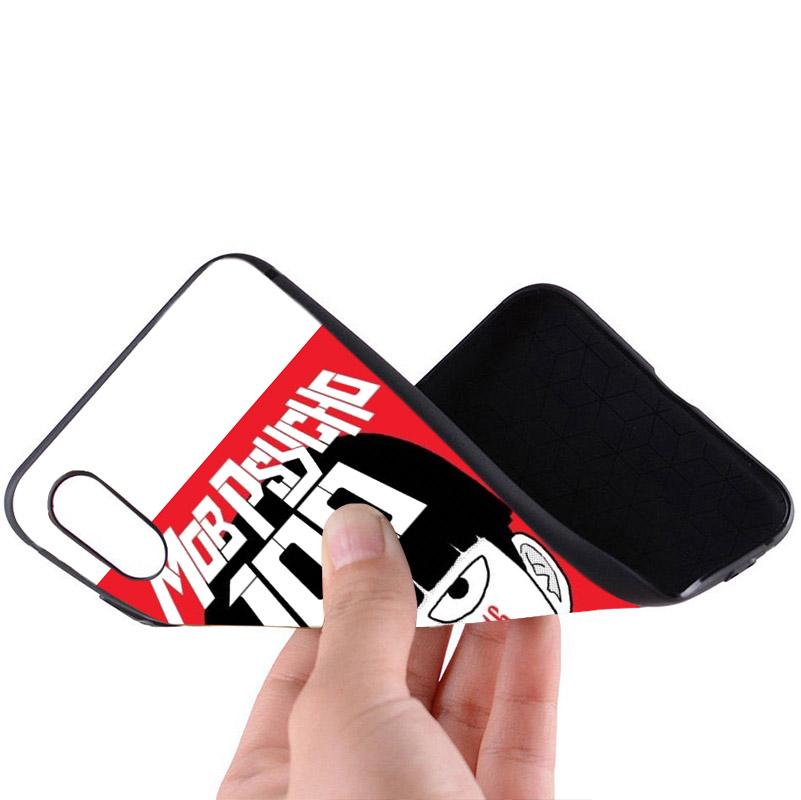 Mob Psycho 100 Anime Hülle Weiches TPU Für iPhone X 11 Pro Max XS Max XR 6 7 8 Plus 5 5S Handyhüllen TeleFoonhoesjes Etui Capa