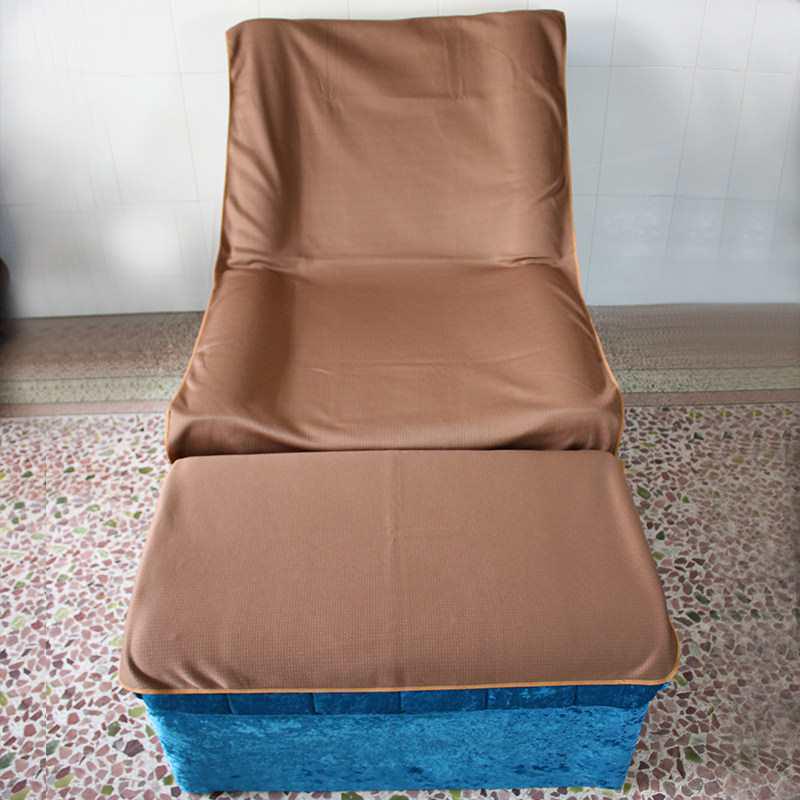 

Printed Foot Bath Sofa & Towel Set: Includes Two-Piece Cushion and Nail Art Beauty Massage Sofa Bed Cover Regular Two-Piece Set (90*170/60*90) кофейный