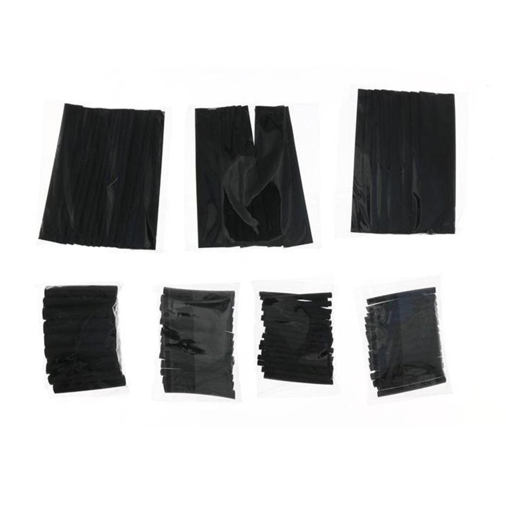 127pcs Polyolefin PE Heat Shrink Tubing Kit 7 Sizes 2mm 2.5mm 3.5mm 5mm 7mm 10mm