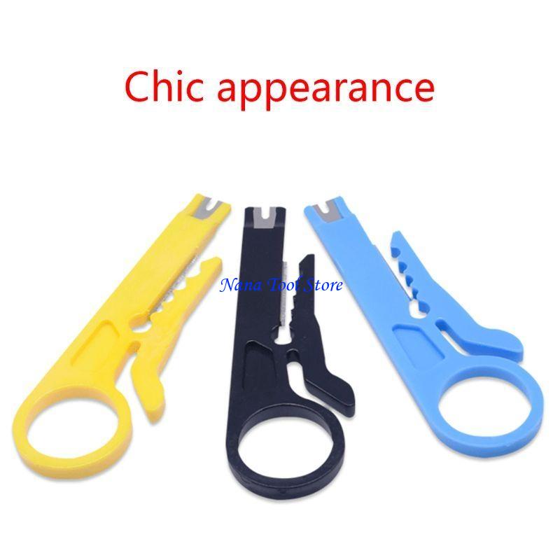 31GJ Crimping Tool Mini Crimper Pliers Portable Wire Stripper Knife Cable Stripping