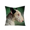 Animal Printed Cute Dog Cushion Cover Linen Poppy Throw Pillow Cover Decorative Sofa Pillow Case Pillowcase 45X45Cm