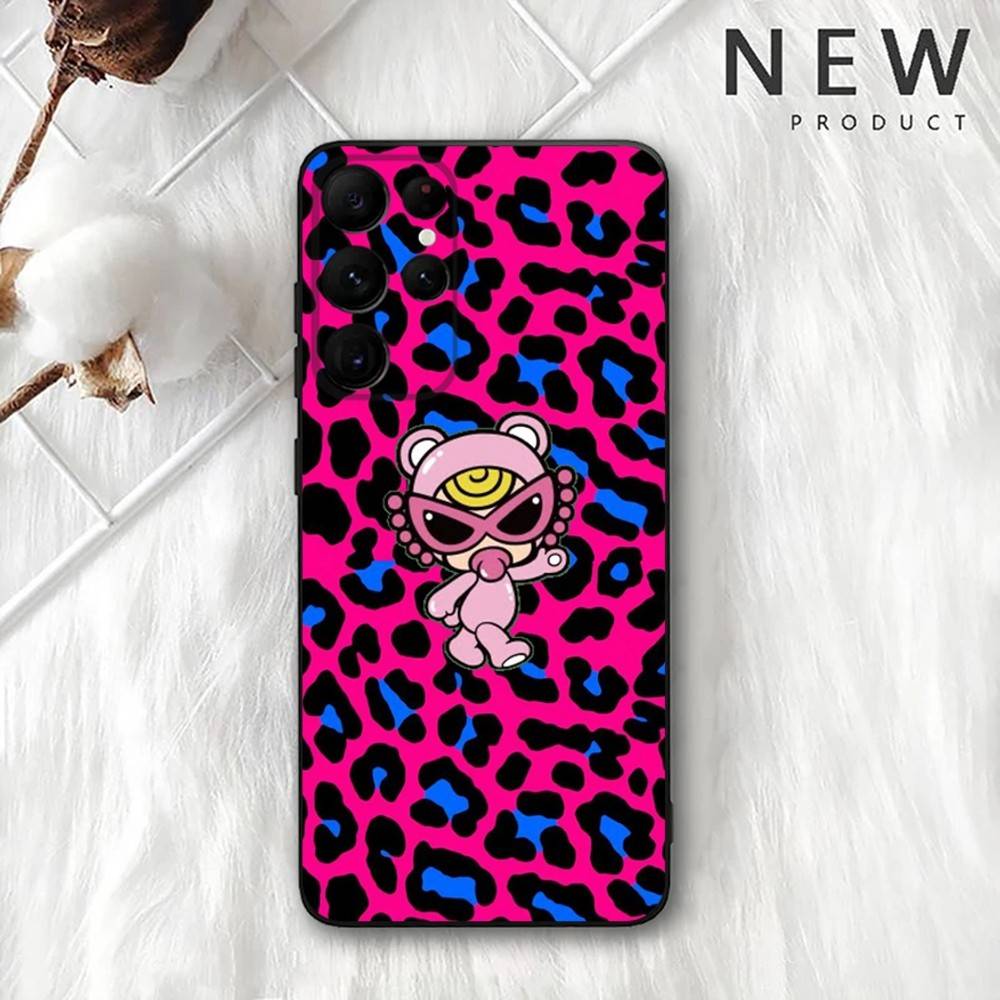 H-Hysteric M-Mini Phone Case For Samsung S 25,24,23,22,30,21,10,9,Ultra,Plus,Lite,FE,4,5G Black Soft Case