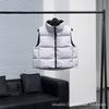 Womens Short Puffer Vest With Hood 90% White Duck Down Fill Streetwear Style Winter Outerwear