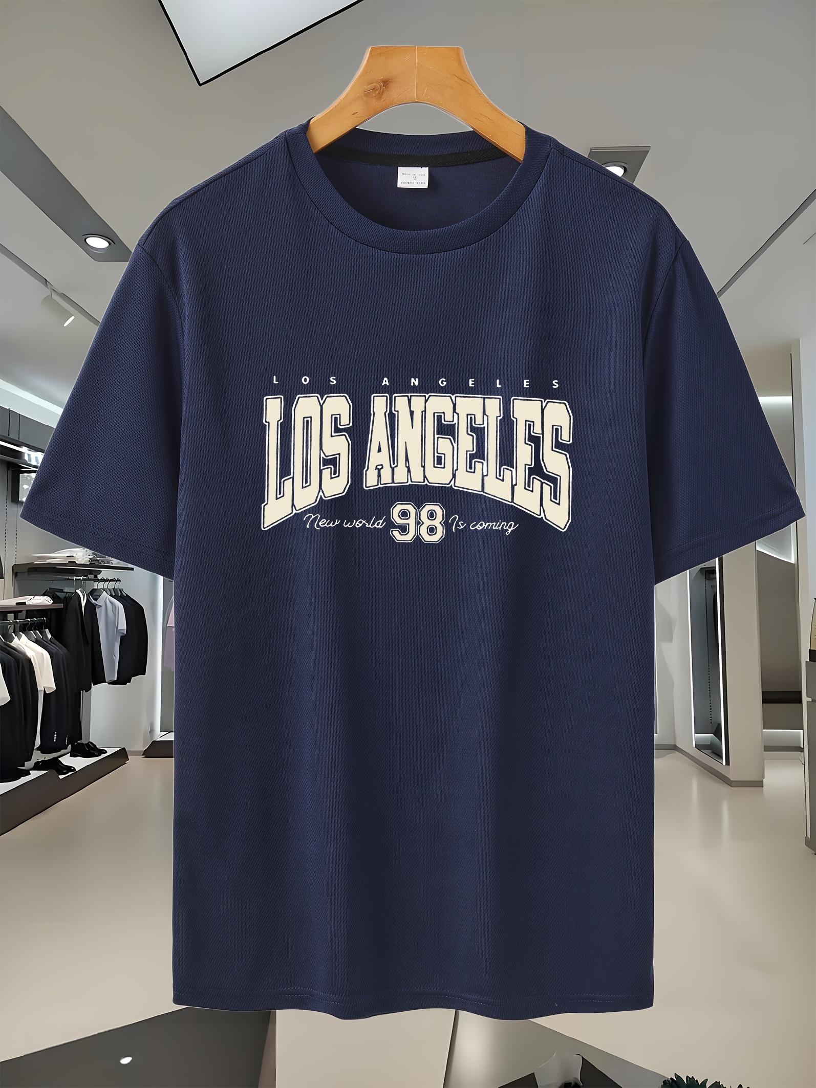 Los Angeles 98 Graphic T-shirt - Breathable Mesh Back L