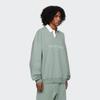 Fear of God Essentials SS23 Henley Rugby With Sycamore Logo Long Sleeve Polo Shirt Men Tops Mist-Blue FOG-SS23-056