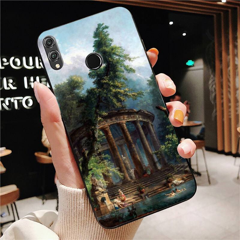 Renaissance art Painting Phone Case For Huawei Honor 7A 7C 8 8x 9 10 20lite Fundas Coque for Honor 10i 20i Capa