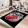 1pc ROLLING STONES Carpet Anti Slip Polyester Floor Mat for office.Bedroom