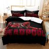 Deadpool Duvet Cover Pillowcase Bedding Bedroom Decoration Children Gift Adult Single Double Bed Large Sizezip Duvet Cover