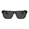 Burberry Logo Irregular Frame Sunglasses Men Sunglasses Black BE4402U346487