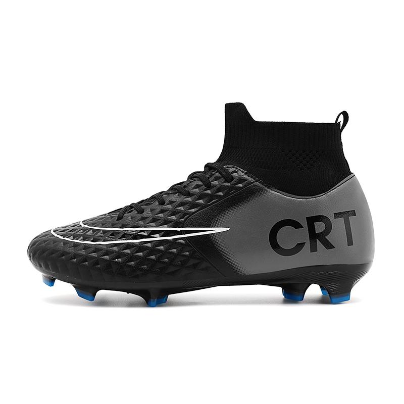 Fashion Professional Society Fußballschuh Männer High-Top Leder Leichte TF/FG Fünf-a-side Fußballschuhe Kinder Fußballschuhe Kinder