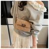 Retro gewebte Tasche Neue Mode vielseitige Handtasche Premium Strandtasche Lässige Umhängetasche Kleine quadratische Tasche