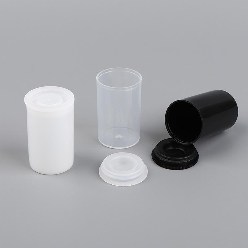 10Pcs 33X54 Mm Plastic Cans Empty Bottle Seal Film Case Canisters Container For Accessories Art Bead Coin Pill Fishing Bait Film Box Storage Box