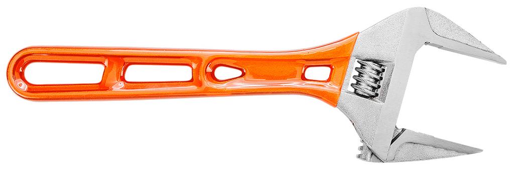 Adjustable wrench 256 mm, range 0-43 mm