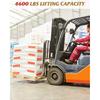 72 Inch Forklift Extensions for 4.5 Inch Width Forklift Truck, Heavy Duty Steel Pallet Fork Extensions with Lift Truck Loaders