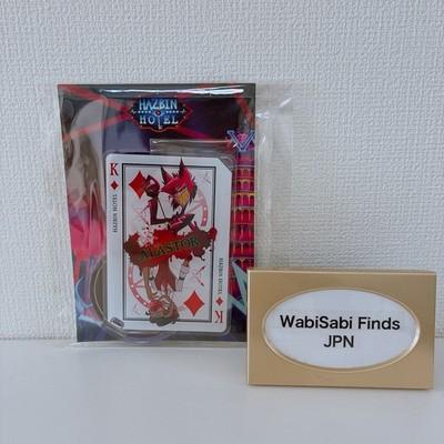 Welcome Hazbin Hotel Alastor Playing Card Design Acrylic Stand Pop Up 2026 FS