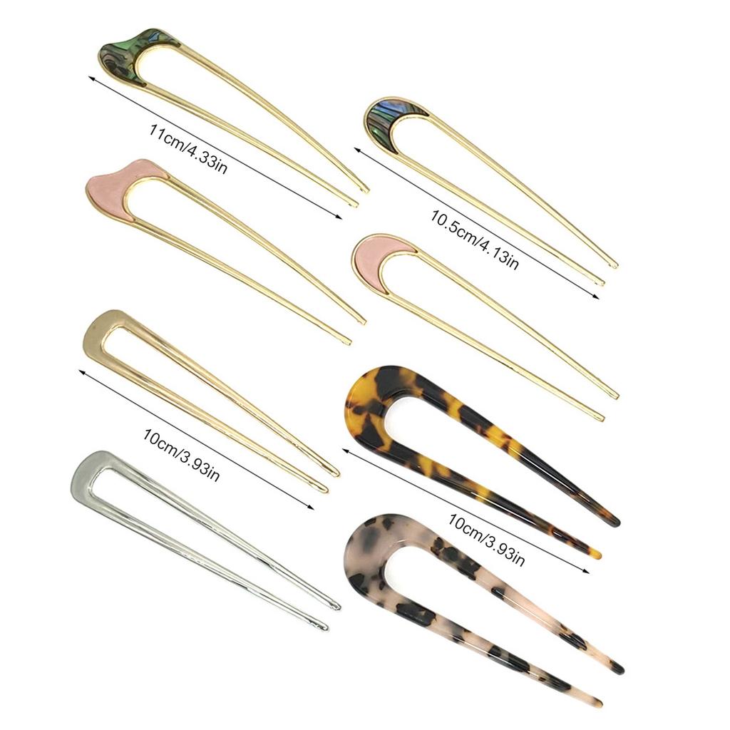 Unique Shape French Metal Hair Clip Bun Hair Accessories for Women’s Vintage Hairstyles And Daily Fashion Needs