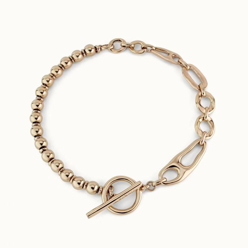 Qt Buckle Splicing Necklace Niche Design High-end Trendy Jewelry