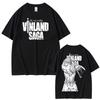 Anime Vinland Saga Thorfinn Graphic T-shirts Men Women 90s Manga Oversized Short Sleeved T-shirt Gothic Cotton Oversized T-shirts