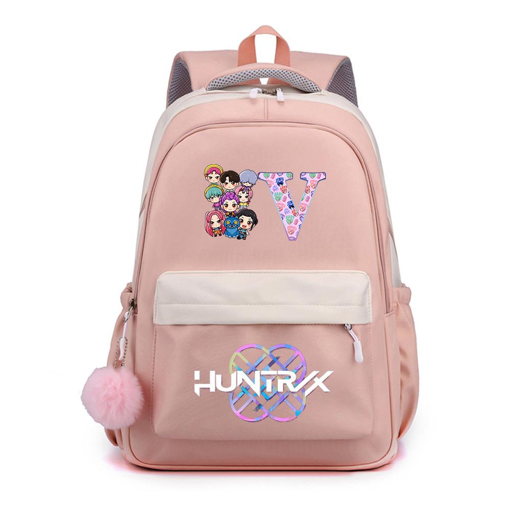 26 Angielskich Liter K-Pop Nadruk Plecak dla Nastolatka Ucznia Dziewczyny Chłopca Tornister Plecak na Książki Dziecięcy Prezent Kobiety Duża Pojemność Wodoodporny Torba Podróżna Mochila