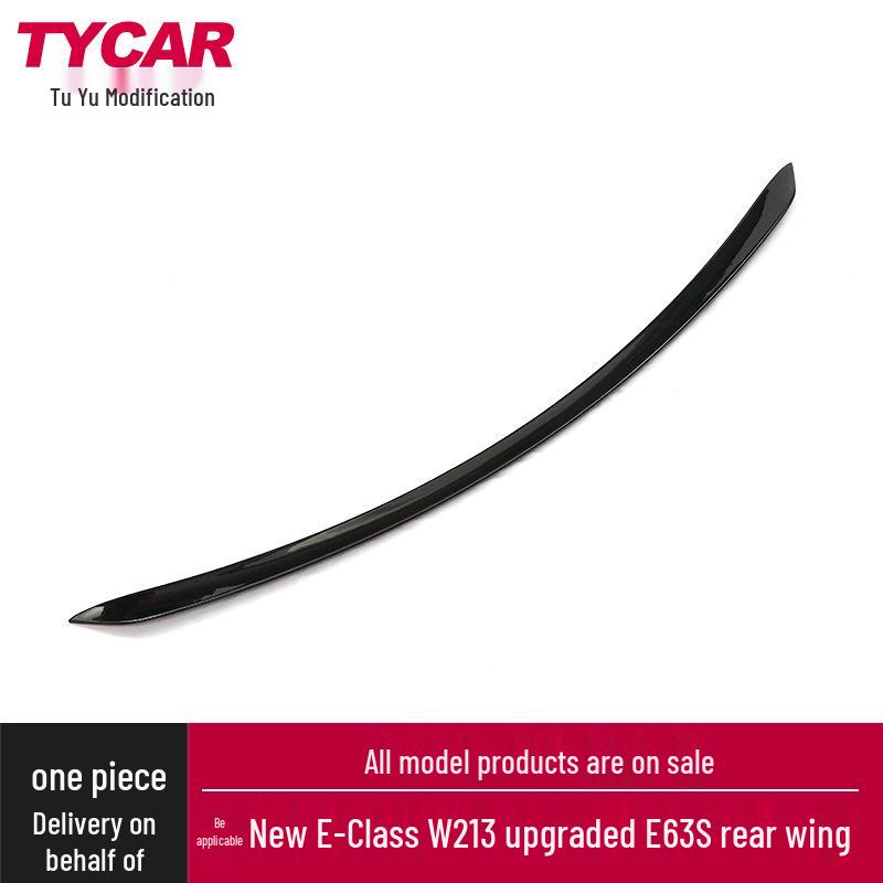 

Mercedes-Benz E-Class W213 E63S AMG Style Gloss Black Carbon Fiber Rear Spoiler Wing Gloss Black Rear Spoiler for 16-21 E63S
