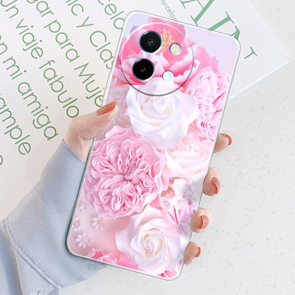 For Vivo Y38 5G Case Back Cover For Vivo Y18 /Vivo Y18E Funda Clear Soft Silicone Phone Case on VivoY38 Y 18 Y18E Protect Coque