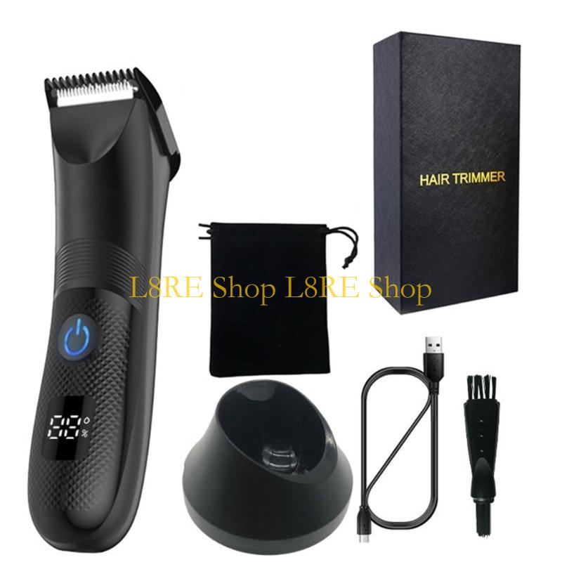 L8RE Washable Rechargeable Electric Shaver Beard Shaver Body Trimmer Men Shaving