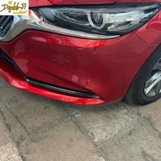 Carbon Fiber For Mazda 6 Atenza -22 Look ABS Front Fog Lamp Light Cover Trim