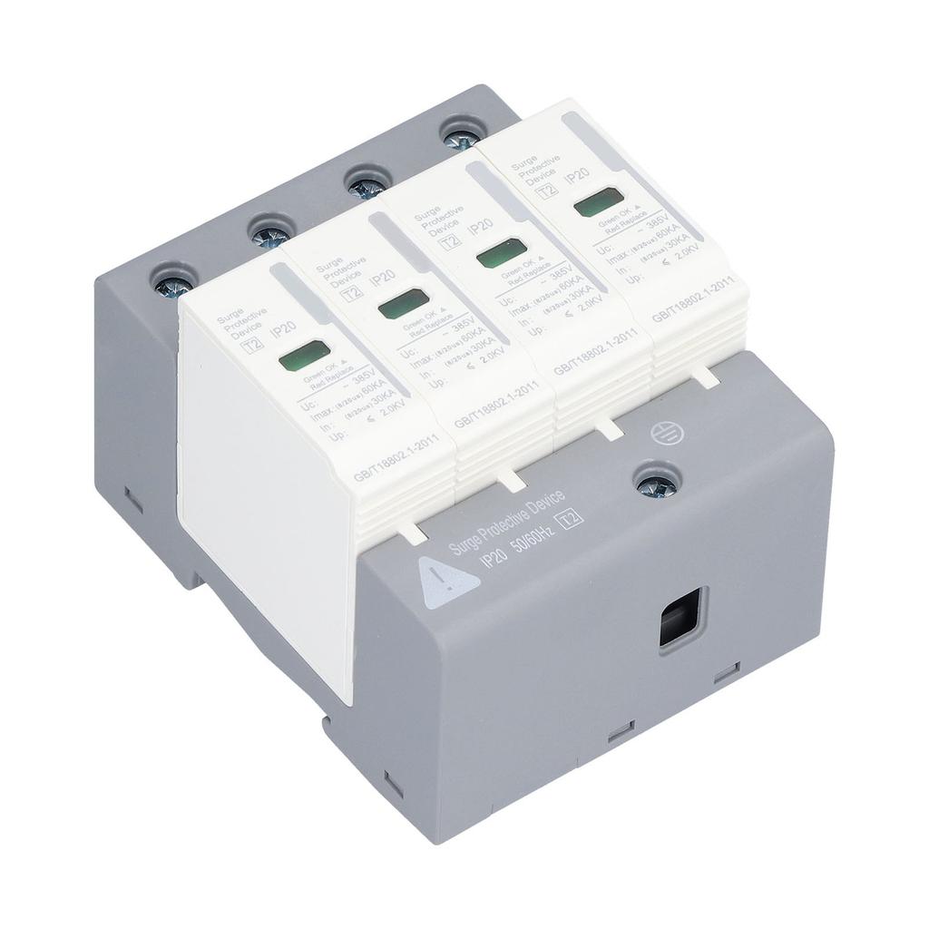 BERM Surge Protective Device Arrester SPD Electric Circuit Protector 220V 380V 4P60KA