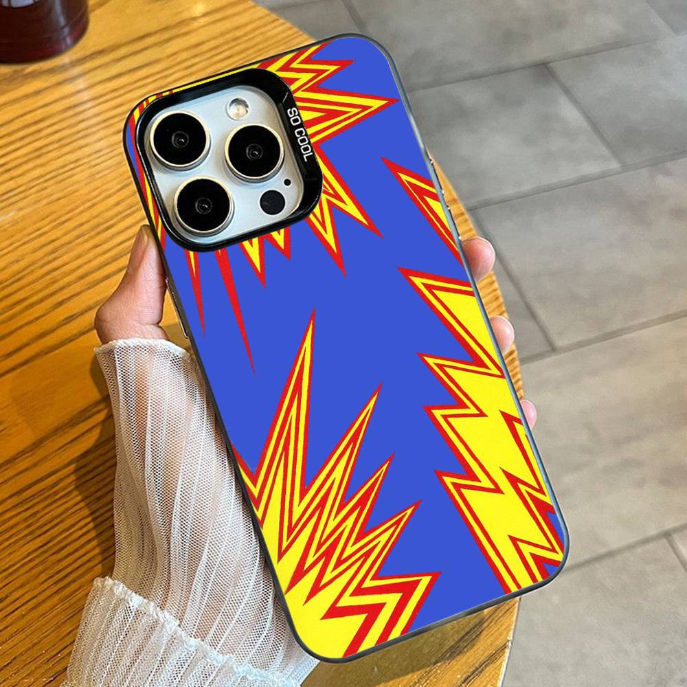 

Художественный Визуальный Эффект Печатный Чехол Для Телефона Для iPhone 16 17 15 14 12 13 Pro Max Черный Цвет Ударопрочный Чехол iPhone15plus