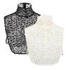 Transparent Petal Statement Collar Elegant False Blouse Half Shirt Lace Fake False Collar  Office