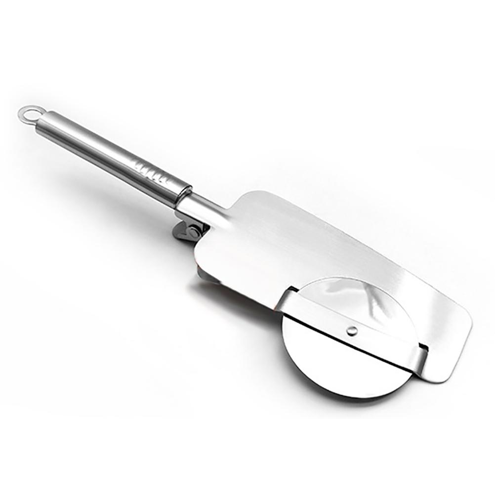 3 In 1 Pizza Cutter Wheel Serrated Edge Serving Spatula with Clip Stainless Steel Pizza Cutter Pizza Grater