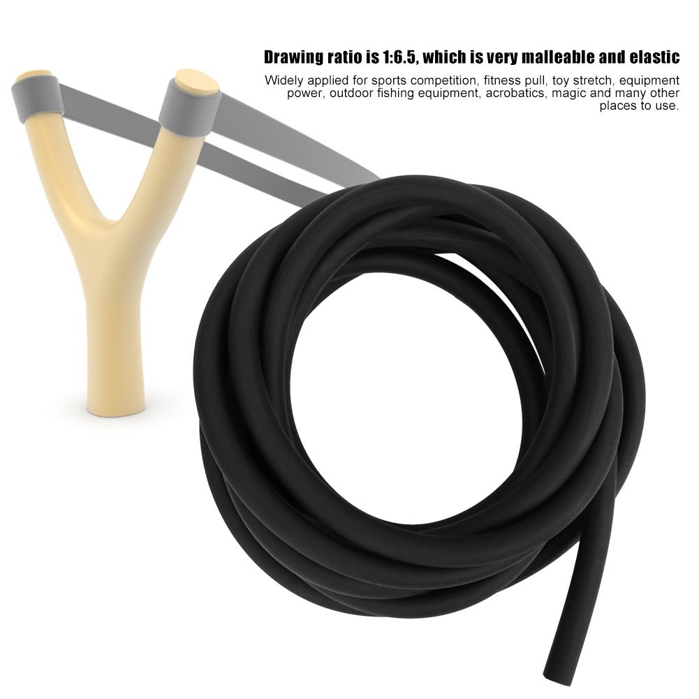 1   3   5M Natural Soft Latex  s Tube Tubing Band for Hunting Shooting (1m)