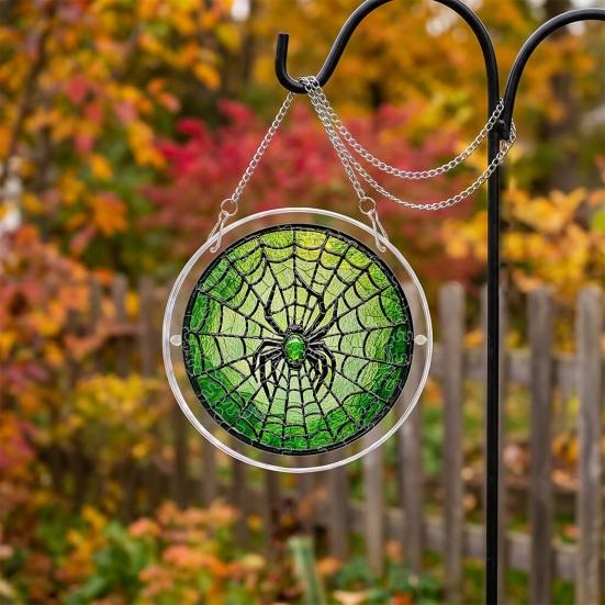 Halloween Acrylic Puzzle Suncatcher Window Hanging7.87 Inch Sun Catcher Window Decoration Ornament Ideal
