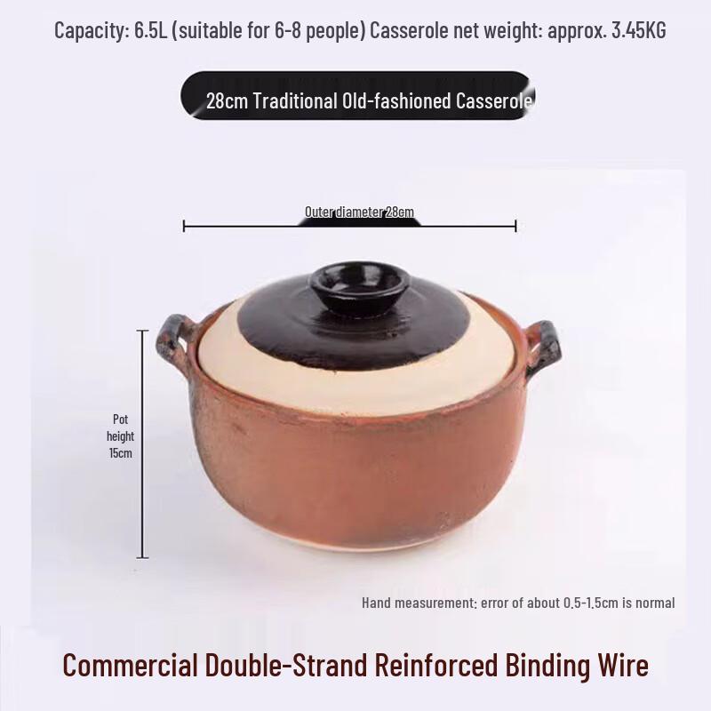 Lilang Upgraded Ceramic Multi-purpose Stew Pot