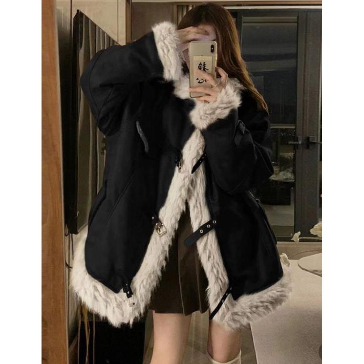 Autumn and Winter Women Leather Jacket