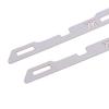 2Pcs Broken Opening Gap Bad Buckle Repairer Metal Bracket For Second-Generation Vios Ncp93 Front Bumper Surrounded Buckle