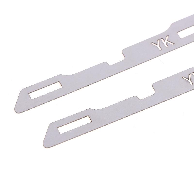 2Pcs Broken Opening Gap Bad Buckle Repairer Metal Bracket For Second-Generation Vios Ncp93 Front Bumper Surrounded Buckle