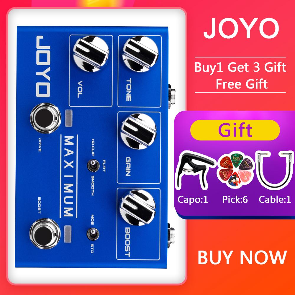 JOYO R-05 MAXIMUM Overdrive Guitar Effect Pedal Clean Wild Tone Without Compression Long Sustain Overdrive Effect Guitar Pedals