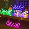 Chill LED Neon Light - Cool Room Wall Decoration with Creative Shape