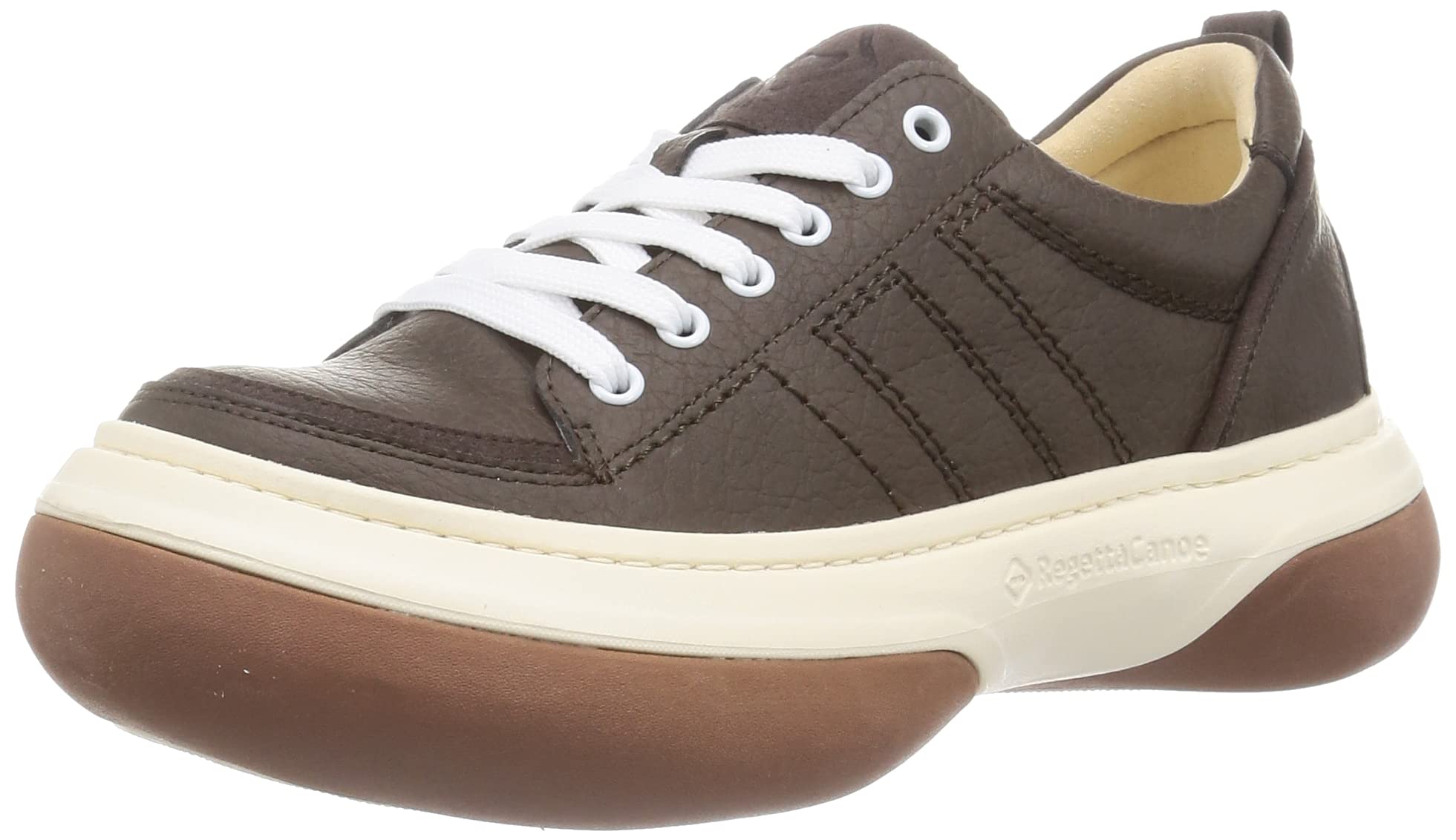 

Обувь унисекс Fritzmo шнурованные туфли плоская толстая подошва EVA легко ходить легко носить меньше усталости комфорт сделано в Японии уголь см 3E [Rigetta Canoe] древесный уголь