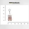 Vibrant Color Mini Satin Ballet Shoes Keychain Delicate Ribbon Bows Fashion Backpack Pendant for Dance Enthusiasts Holiday Gift