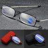 Metal Frame Presbyopia Eyewear Ultra Light Resin Folding Elderly Glasses Eyeglasses  Women Men