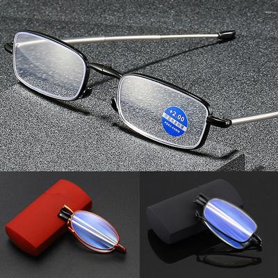 Metal Frame Presbyopia Eyewear Ultra Light Resin Folding Elderly Glasses Eyeglasses  Women Men