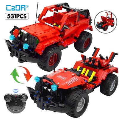 Building Blocks Jeep Wrangler Off-Road Car Model Toys Children DIY Gifts 57 PCS