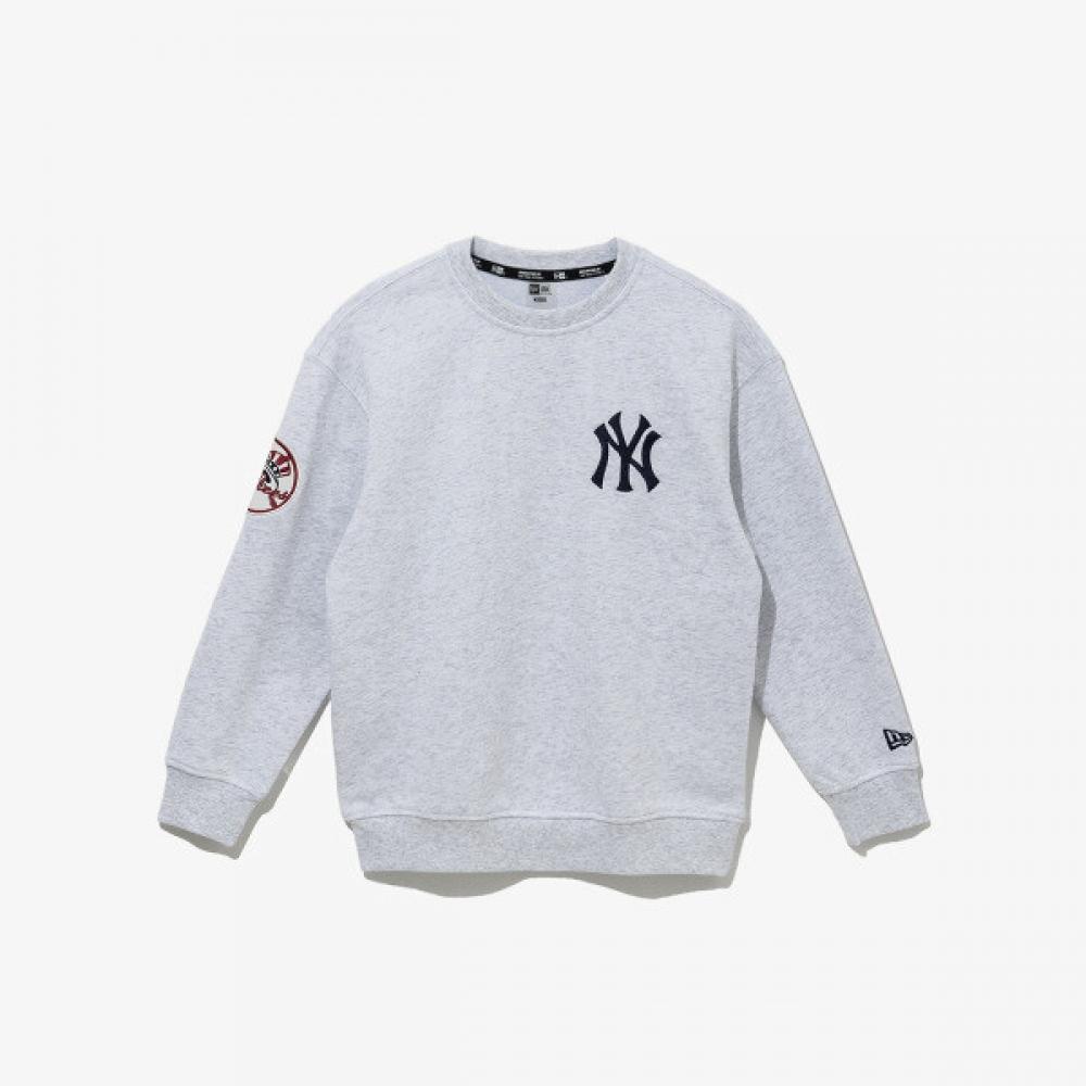 New Era Sweat Heather Gray New York Yankees Team Logo