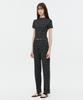 VEDERMI Heart Pattern Knit Top (Half Sleeve)