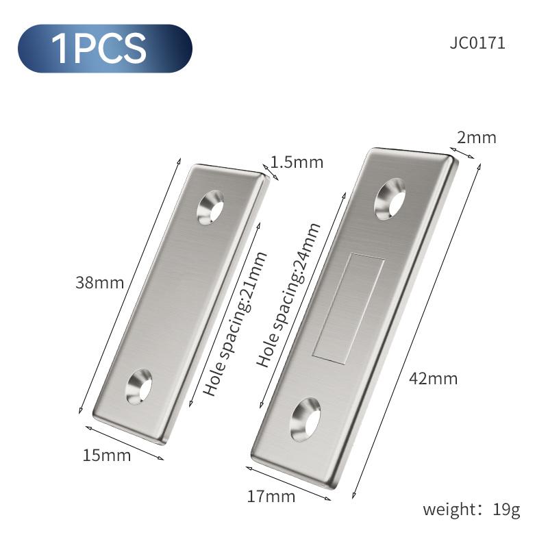 

Magnetic Cabinet Latch, Ultra-thin Cabinet Door Magnet Kitchen Drawer Magnet Seal, Door Magnet for Closets Closet doors Closed