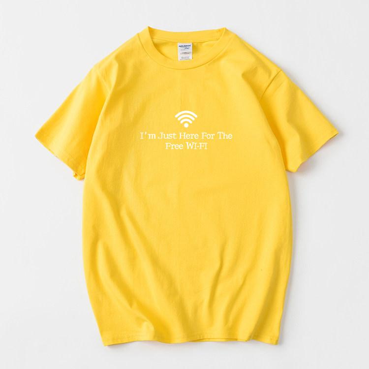 Funny Programmer Pure Cotton Printed Personalized Short Sleeved Summer New Unisexs and Womens Fashionable Casual Tshirt