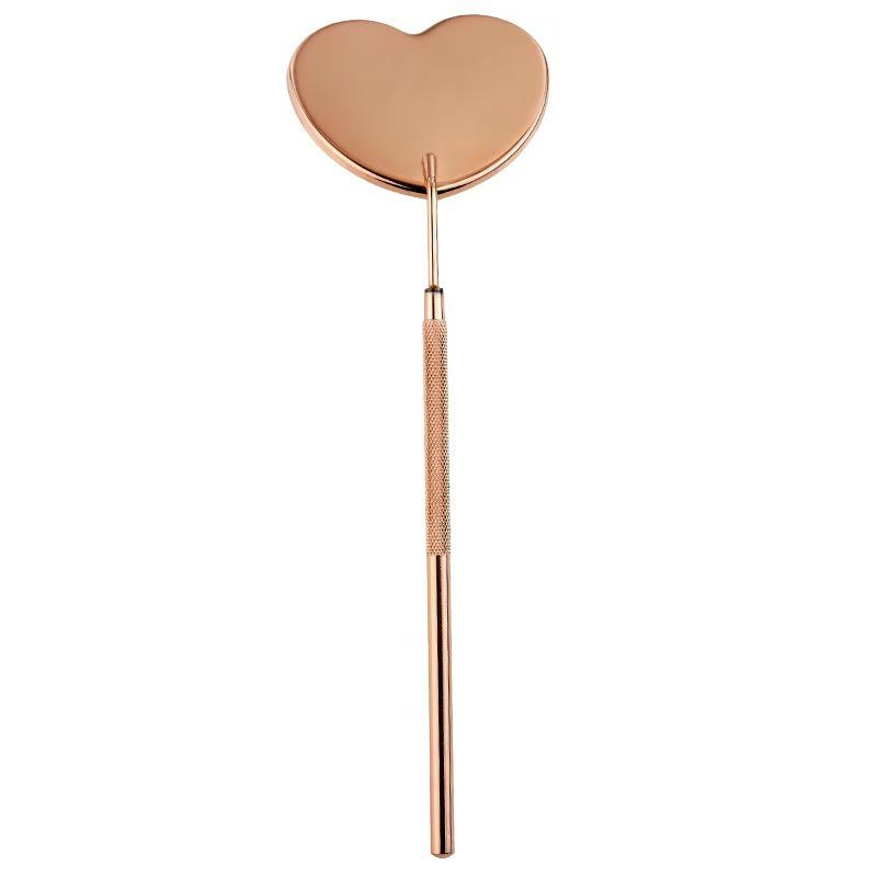 Stainless Steel Eyelash Inspection and Magnifying Mirror for Beginners