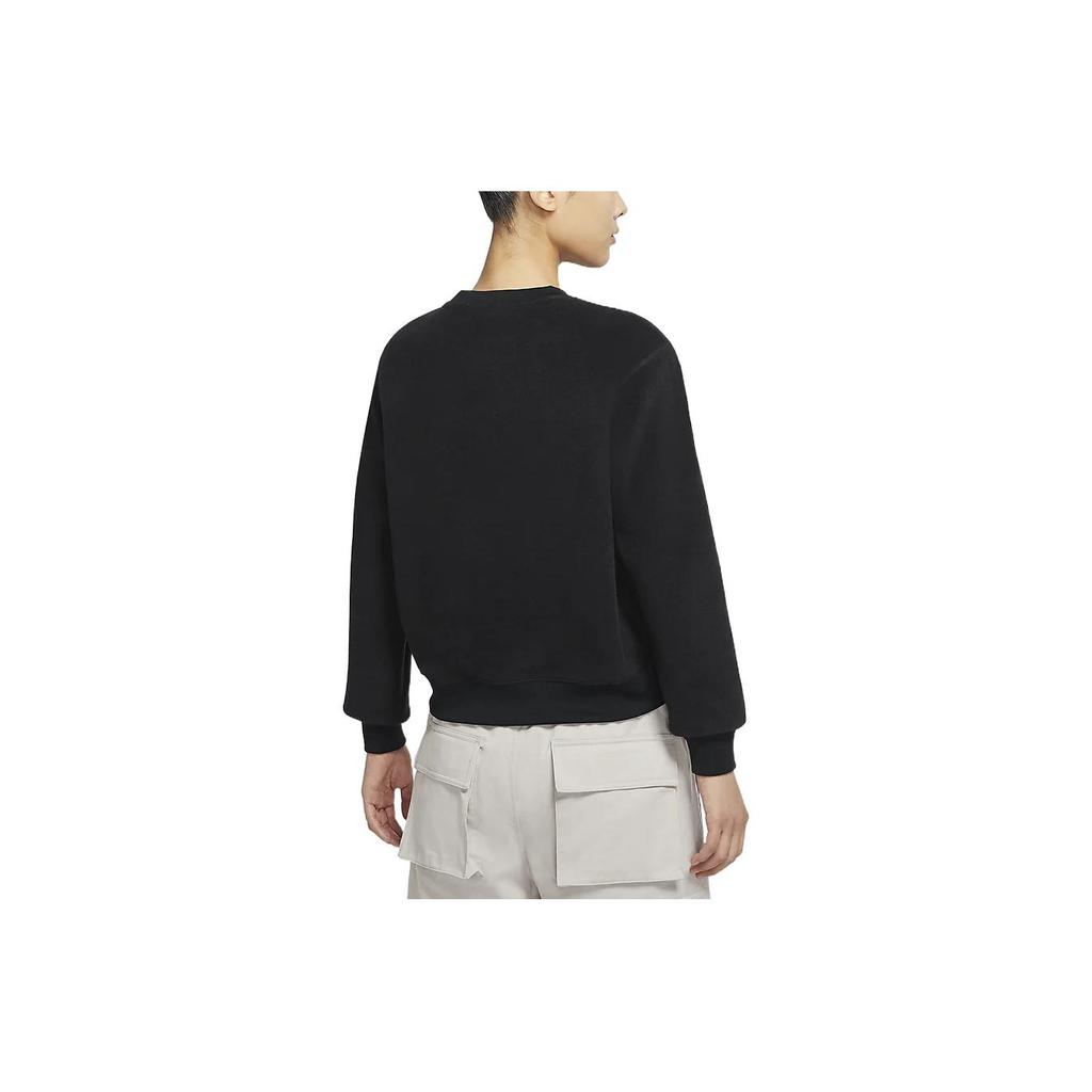 Nike ACG Polartec Solid Color Embroidered Letter Pattern Sweatshirt Women sweatshirt Black CV0627-010